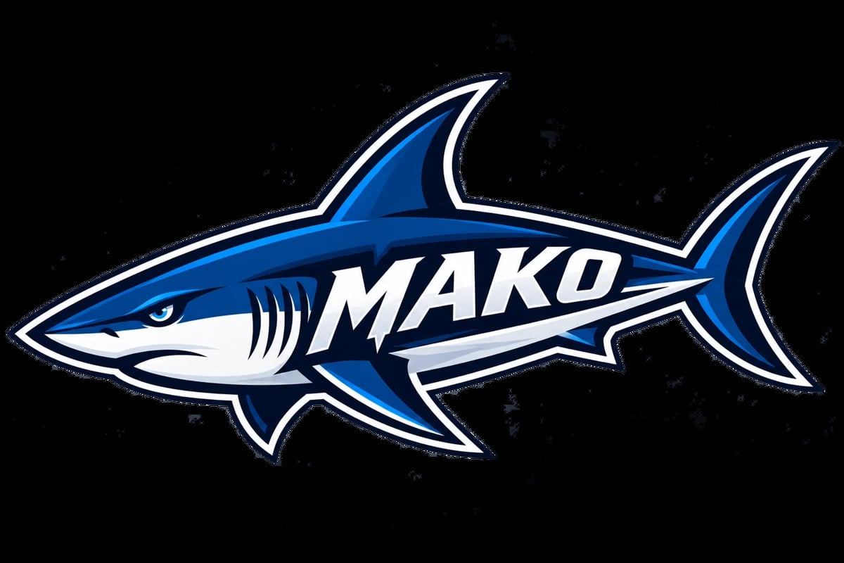 Mako Junk Removal shark logo